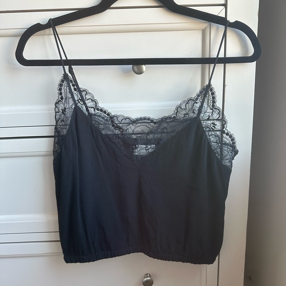 Aritzia Wilfred Free black cami